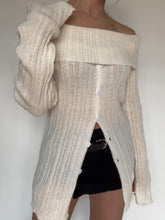 Load image into Gallery viewer, Off Shoulder Knit Pullover
