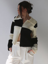 Load image into Gallery viewer, Checkered Knit Cardigan
